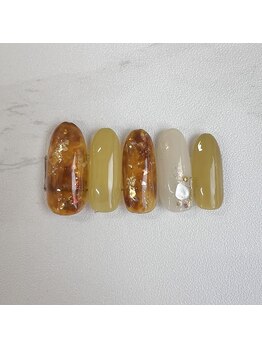 ナナズネイル 魚町店(NANA’sNail)/べっ甲デザイン