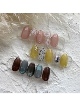 エムズネイル 本店/3月　Bサンプル　¥8600