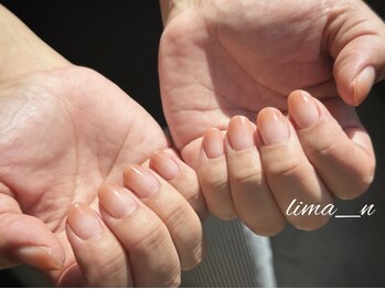 リマネイル(lima nail)/オレンジグラデーション