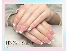エイチスリー(H3)/王道のフレンチネイル長さ出し！