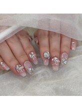 リンドネイル バイ モカ アンド ララ(Lind nail by moca and LaLa)/リボンネイル