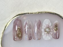 プロモート 岡山城下店(Promote)/ゴージャスフラワーネイル