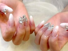 リベレ 心斎橋店(LIBELLE)/年越しネイル/華やか/ビジュー