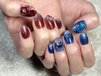 キャッツアイ東京 新宿店(Cat's eye TOKYO)/推しカラーネイル