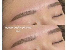 スイ(sui)/平行眉