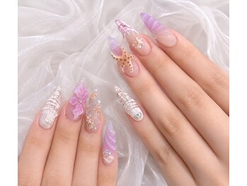 Eclat Nail【エクラネイル】長堀橋駅前店 フィルイン/長さだし/ワンホン/韓国ネイルの写真/持ち込み可能！トレンドのワンホン・韓国ネイルとパーツ＆ストーン付け放題で輝く★