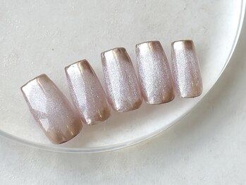 ワンアンドオンリー(One&Only)/マグネット×囲みミラーネイル