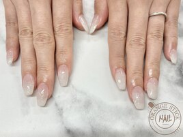 ラメ☆スカルプ　ホワイト