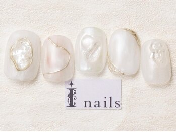 アイネイルズ 池袋店(I-nails)/天然石ブライダルネイル