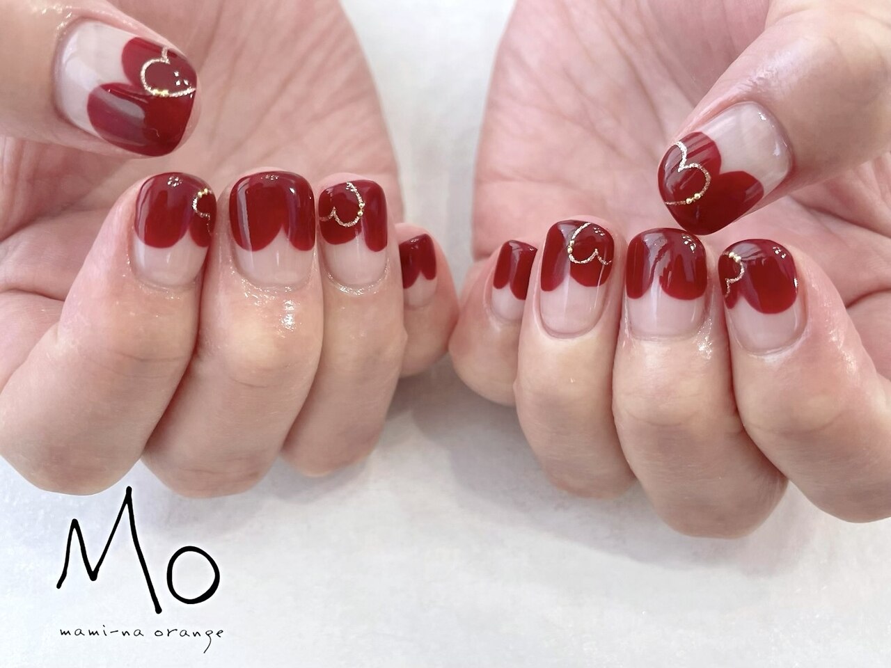 2025年秋トレンド】ハートフレンチのネイルデザイン集｜人気順
