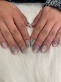 ネイルスタジオ マルア 高崎店(Nail Studio Malua...) マーブル×ミラーアート
