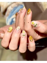 定額アート◆チューリップネイル