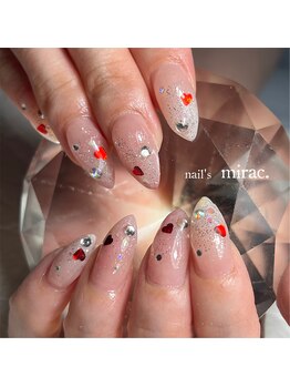ネイルズミラク(nail's mirac.)/ハートホログラムネイル