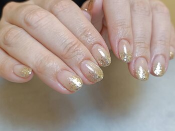 アネモネネイル(anemone nail)/ラメグラデーション