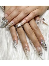 マヌスキュア/埋め尽くし×フレンチ