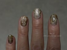 ニーヨンゼロ(240)の雰囲気(ベースデザイン・定額コース・オーダーネイルお任せください◎)