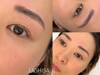 ラシサ(LASHISA)の写真/【メイクに頼らない理想の眉へ】第一印象を変える美眉スタイリング♪骨格×目元バランスを見極めた美眉に◎