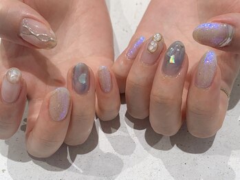 ネイル アバンス 西梅田店(Nail AVANCE.)/ラメネイル