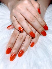 レッドネイル♪