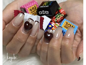 コユビ(koyubi.)/バレンタインネイル