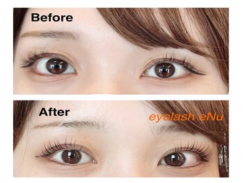 アイラッシュ エヌ(eyelash eNu)の写真/《話題のマスカラパーマを導入》ハイクオリティなデザインでお目元に理想の垢抜け感を◇メイク時間も短縮！