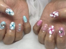 ネイルビジョルノ つくばみどりの店(Nail Begiorno)/持ち込みデザイン　ジェルネイル
