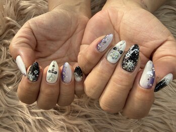 ネイル ハナ(nail HANA...)の写真/シンプル~最旬のトレンドまで幅広いデザインに対応♪理想のイメージを伝えるだけで、なりたい指先が叶う☆
