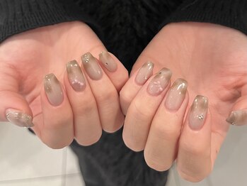 プラス ファースト(Plus 1st)/ニュアンスレオパードネイル♪