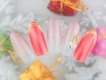 ラヴィネイル 四条烏丸店 メリー(La Vie Nail merry)/12月限定ネイル
