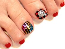 ミイネイル(Me nail)/【フット】親指アート￥８０００