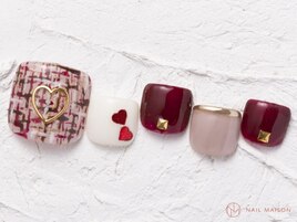 ハートツイード￥9000