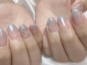 シキナ(shikina)/チェーン　ハート　ブルー