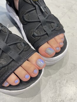 うるうる氷ネイル