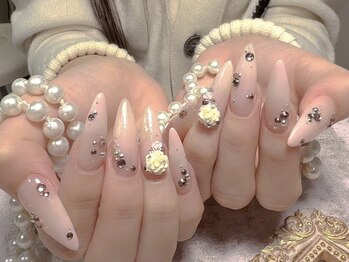 モアネイル 新宿/シンプルネイル/持ち込み/新宿