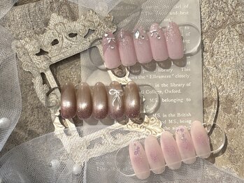 バンビーナ(Bambina)の写真/自爪に優しいパラジェルで自爪の健康を保ちながらネイルが楽しめる！【90分持ち込み画像アート¥3850】