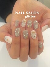 ネイルサロン グリッター(NAIL SALON glitter)/大人クリスマスネイル