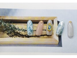 爽やかブルーの大理石！夏感♪