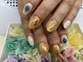 【武内】夏気分☆オレンジネイル