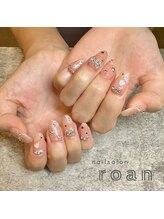 ロアンネイル(roan nail)/きらきらリボン