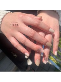 大人ニュアンスアートネイル