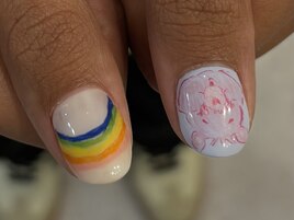 らくがきネイル♪ °☆。