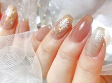 ビオトーププラス 銀座本店(bio tope+)/雪の結晶ネイル銀座フィルイン