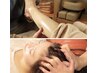 【人気No.3★足のむくみ】ドライヘッドスパ＋リフレクソロジー70分¥6800