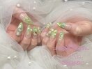 栗まんじゅうネイル¥11,000