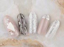 ネイルプラザ 河原町OPA店(NAIL PLAZA)/ニュアンスレオパードネイル
