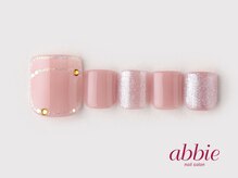 ネイルサロンアビー 北千住店(abbie)/ラメフレンチフット　￥12606