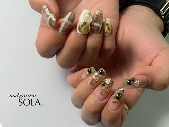 ソラ(SOLA.)/シースルチェック×ミラー