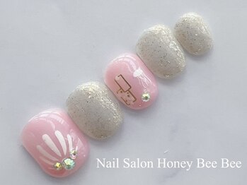 ハニービービー(Honey Bee Bee)/シェルピンクネイル
