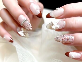 リベレ 心斎橋店(LIBELLE)/ツイードリボン/秋冬デザイン