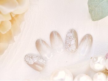 ルシェルアイ/レースフラワー☆ナチュラル